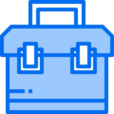 Araç kutusu simgesi, vektör illüstrasyonu