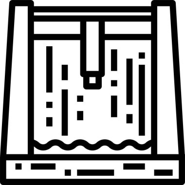 Ekoloji minimalist vektör simgesi