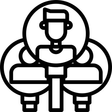 avatar kullanıcı simgesi, vektör illüstrasyonu