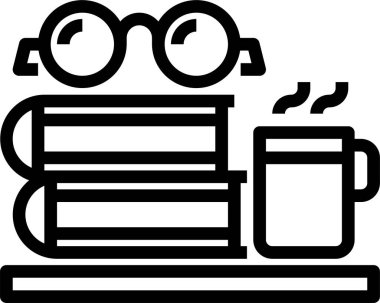 kitap simgesi vektör illüstrasyonu