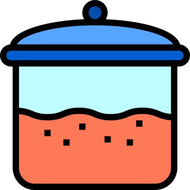 Bowling düz simgesi, vektör illüstrasyonu