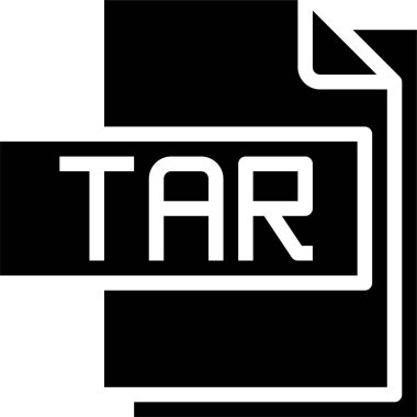 tar dosya biçimi vektör illüstrasyonu 