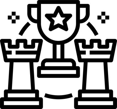 Kupanın minimalist vektör simgesi 