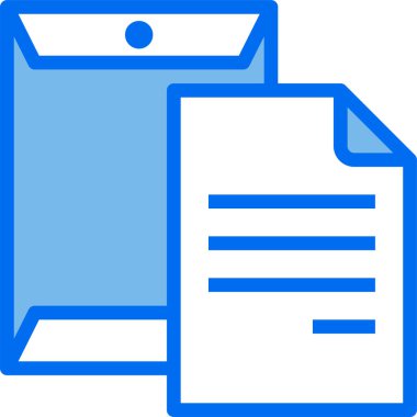 Belge dosyaları vektör illüstrasyonu 