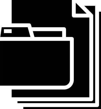 Dosya vektör illüstrasyonu için dizin