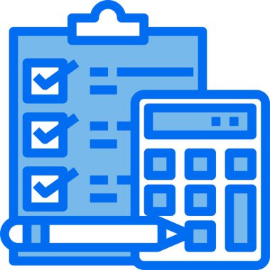 hesap makinesi simgesi, vektör illüstrasyonu 