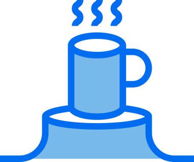 Stil minimalist içecek vektör simgesi