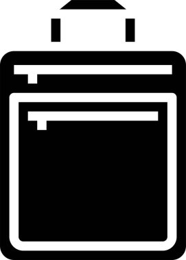 modern tasarım minimalist vektör simgesi, bagaj