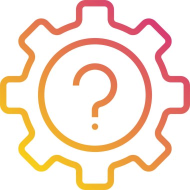 Müşteri hizmetleri kavramının minimalist vektör simgesi 