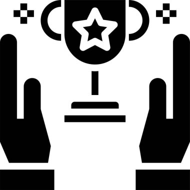 Kazanan ödül vektör illüstrasyonu 