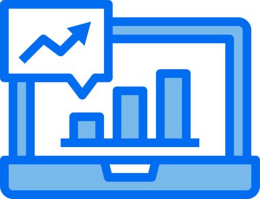 dizüstü bilgisayar çizgisi vektör simgesi.