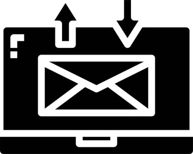 e- posta simgesi vektör illüstrasyonu 