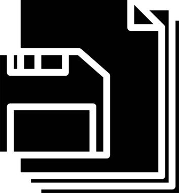 belge simgesi, vektör çizimi 