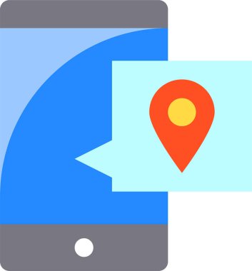 akıllı telefon simgesi vektör illüstrasyonu