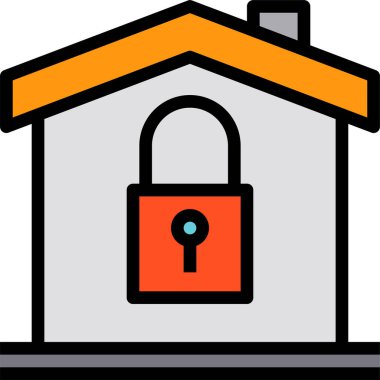 ev simgesi vektör illüstrasyonu