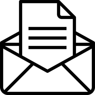 e- posta simgesi vektör illüstrasyonu 