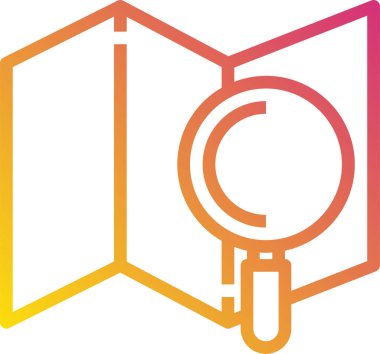 Harita simgesindeki iğne, beyaz arkaplanda izole edilmiş vektör illüstrasyonu  