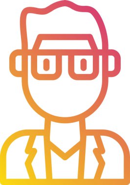 erkek avatar kişi tasarımı, vektör illüstrasyonu  