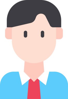 erkek avatar kişi tasarımı, vektör illüstrasyonu  