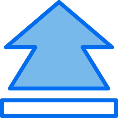 ok vektör resimleme simgesi yükle 