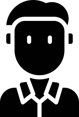 erkek avatar kişi tasarımı, vektör illüstrasyonu  