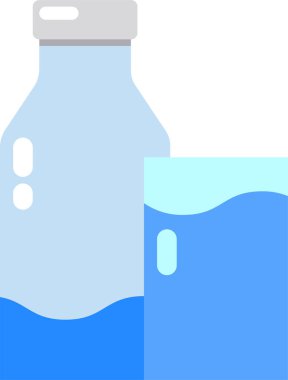 Stil minimalist içecek vektör simgesi