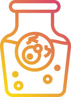 göz küresi simgesi, vektör illüstrasyonu