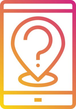 Müşteri hizmeti simgesi, vektör illüstrasyonu