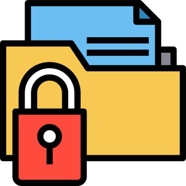 Veritabanı kavramının minimalist vektör simgesi 