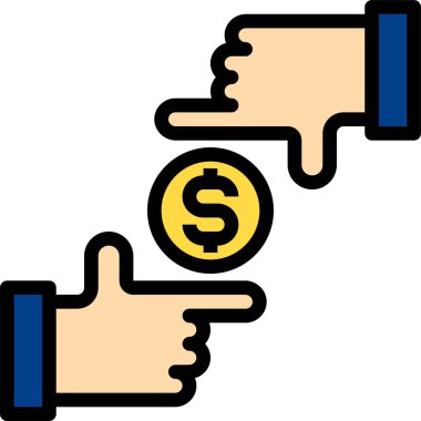 para hattı vektör simgesi.