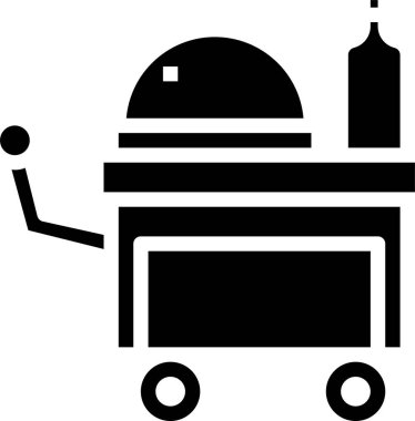 servis minimalist vektör simgesi