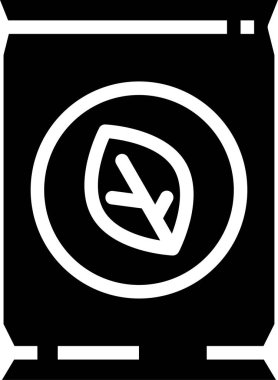 Gübre simgesinin vektör illüstrasyonu