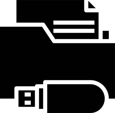 Dosya vektör illüstrasyonu için dizin