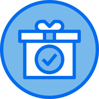 hediye simgesi vektör illüstrasyonu