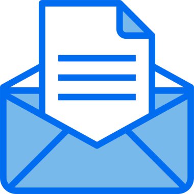 e- posta simgesi vektör illüstrasyonu 