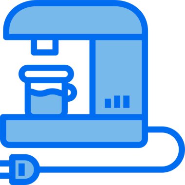 Kahve makinesi vektör simgesi 