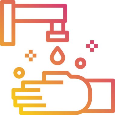 eldiven simgesi vektör illüstrasyonu