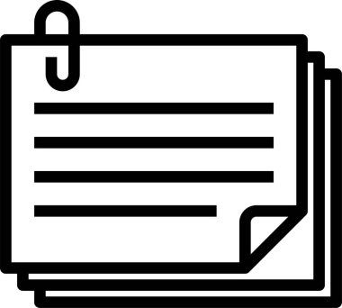 Belge dosyaları vektör illüstrasyonu 