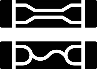 Füzyon elektroniğinin vektör illüstrasyonu
