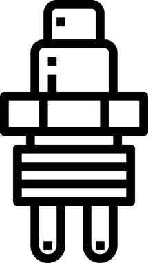 minimalistic vector icon of electronic switch