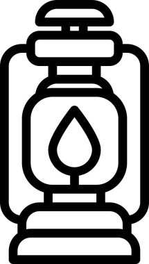 Lamba konseptinin minimalist vektör simgesi