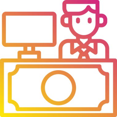 para hattı vektör simgesi.