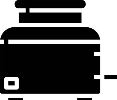 Tost makinesi basit vektör simgesi