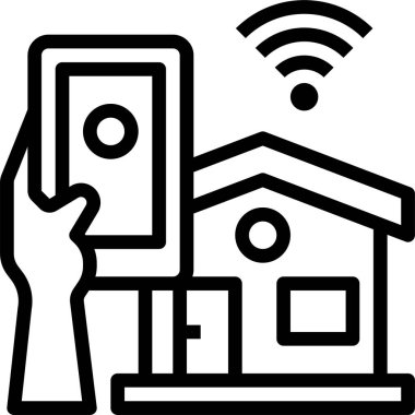 akıllı telefon simgesi vektör illüstrasyonu