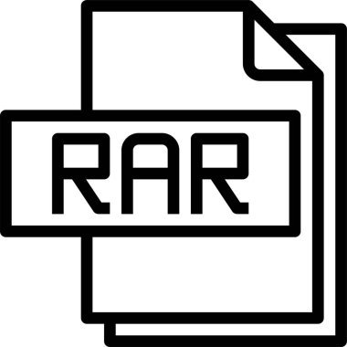 rar-file vektör illüstrasyonu 