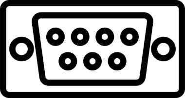 elektronik simge, vektör illüstrasyonu