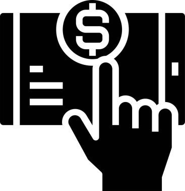 finansal bankacılık düz vektör simgeleri