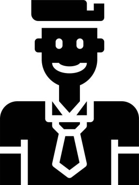 erkek avatar kişi tasarımı, vektör illüstrasyonu  