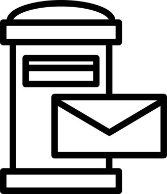 e- posta simgesi vektör illüstrasyonu 