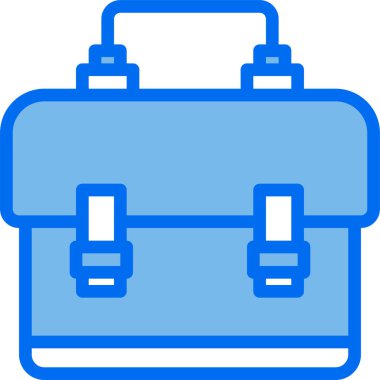 Okul Çantası minimalist vektör simgesi